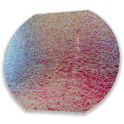 Pink/Teal on System 96 Clear - Rippled