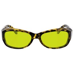 Light Green Wrap Around Glasses - Tortoise Frame
