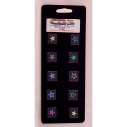 Dichroic Coated Technicolor Star Pack ( Medium ) COE 96