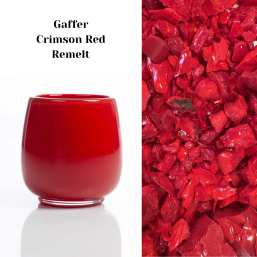 Gaffer Crimson Red Remelt 